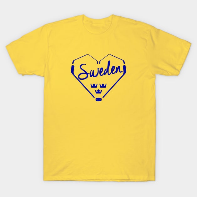 Heart of Sweden T-Shirt by miniBOB